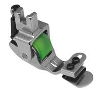 Prensatelas de rodillo ajustable para T351 de 1 a 3 mm con dobladillo plegable hacia abajo con borde de 6 mm de ancho, compatible con máquinas de coser industriales, construcción de metal para un uso