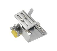 Prensatelas de rodillo de acolchado de ancho ajustable, prensatelas de doble capa para máquina de coser industrial plana, accesorio plegable de tela de doble capa