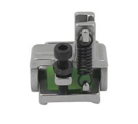 Prensatelas de rodillo para máquinas de coser industriales - Ajustable para guía de borde (0-12,5 mm), pie de alimentación de rodillo de acero, montaje lateral derecho, compatible con