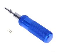 Prensatelas de uñas profesional modelo de barco para montaje de casco y fijación a la piel, control de profundidad ajustable, cuerpo de aluminio con acabado de oxidación negro, 13 x 2,8 cm