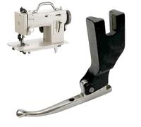 Prensatelas estrechas de lentejuelas, pie de máquina de acero, carpeta guía, accesorio profesional, herramienta de vestido de noche para costura decorativa, tela de precisión, manualidades, duradero