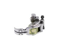 Prensatelas para cremalleras de máquina de coser, Prensatelas de cremallera Metal con cordón ajustable, pie Universal T3, Multicolor, for máquina coser(Rubber Wheel)