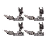 Prensatelas para Dobladillo Enrollado, Ajuste de pie, prensatelas para Dobladillo a Prueba de Herrumbre, 4 Uds., para Máquina De Coser Industrial General