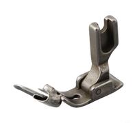 Prensatelas plegable P351 para máquina de coser - Pie de dobladillo de acero con guía de borde para acolchar patchwork - Costura ajustable de 1 mm a 3 mm - Accesorio plateado compatible con vástago