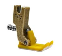 Prensatelas plisador universal de plástico T952 for puntada cadeneta, ajustable for telas finas, encaje y gasa