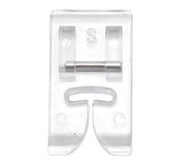 Prensatelas Transparente Pie Universal para máquina de Coser de 7 mm para Puntadas Curvas y Costuras estrechas Reemplazo del prensatelas Transparente ABS Profesional Prevenga