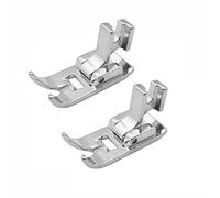 Prensatelas universales universales para máquinas de coser, pie recto en zigzag, accesorios multifuncionales para la mayoría de máquinas de coser, máquinas de coser domésticas con vástago bajo (2