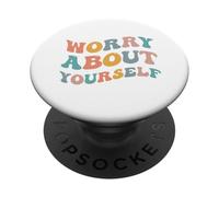 Preocúpate por ti Mismo Meme Divertido Cuida tu Propio Negocio MYOB PopSockets PopGrip Adhesivo