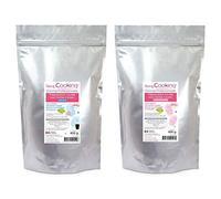 Preparación algodón de azucar rosa y azul 800 g