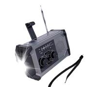 Preparación De Exigencia del Clima Aire Libre Carga Radio 2000 MAh Panel Solar Linterna Arranque A Mano para Desastre Radio Arranque A Mano Solar para Aire Libre