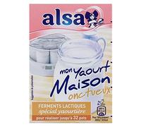 Preparación de yogur de Alsa para yogur casero cremoso, 3 x 8 g - Envío gratis en pedidos en Francia - Precio por unidad