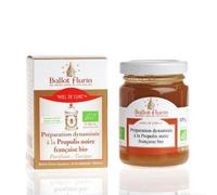 Preparación energizada de miel Ballot-Flurin Cure con propóleo negro francés orgánico 125 g