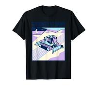 Preparado Al Amanecer Construcción Bulldozer Maquinaria Pesada Camiseta