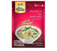 Preparado de Curry Verde Tailandés 50 g para 4 raciones, mezcla de especias picante y aromática, sin conservantes ni colorantes, ideal con leche de coco, pollo, tofu o verduras