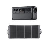 （Preparar adaptador MPPT por cuenta propia）Estación de energía portátil DJI Power 1000, 1024 Wh generador solar con 1×panel 120W, para camping/caravanas, carga rápida 70 min, 2200W potencia estable.