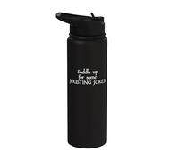 Prepararse para algunos chistes de justas Joust Ren Faire Stainless Steel Insulated Water Bottle