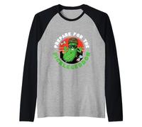 Prepararse para el Picklegeddon Pepinos Verduras Encurtidos CU Camiseta Manga Raglan