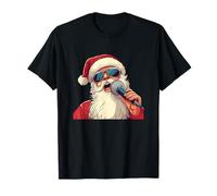 Prepárate para reír con Las melodías de Karaoke de Papá Noel Camiseta