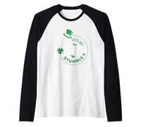 Preparémonos para tropezar con Shamrock Fun Camiseta Manga Raglan