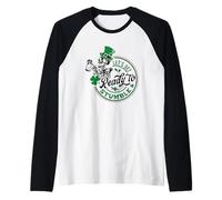 Preparémonos para tropezar con trébol Camiseta Manga Raglan
