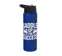 Prepárense para triunfar: jinetes ecuestres Stainless Steel Insulated Water Bottle
