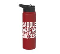 Prepárense para triunfar: jinetes ecuestres Stainless Steel Insulated Water Bottle