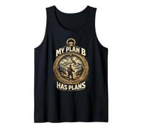 Prepper Supervivencia My Plan B Has Plans Camiseta sin Mangas