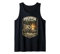 Prepper Supervivencia Shelter Fire Water Signal Camiseta sin Mangas