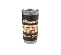 Preppers Gonna Prep Supervivencia Superviviente Doomsday Prepper Vaso térmico de acero inoxidable de doble pared
