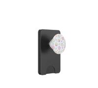 Preppy Coastal Seashells, estampado brillante de rayas en la playa de verano PopSockets PopWallet para MagSafe