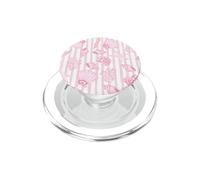 Preppy Coastal Shells Sea in Summer Rose Shells Stripe PopSockets PopGrip para MagSafe
