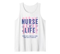 Preppy Nurse Cute Bow Nurse Cita Divertido RN Trabajo Enfermera Humor Camiseta sin Mangas