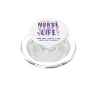 Preppy Nurse Cute Bow Nurse Cita Divertido RN Trabajo Enfermera Humor PopSockets PopGrip para MagSafe