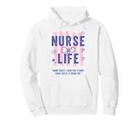 Preppy Nurse Cute Bow Nurse Cita Divertido RN Trabajo Enfermera Humor Sudadera con Capucha