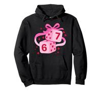 Preppy Six Seven Valentine 6 7 Dados Meme Diseño de Coqueta Sudadera con Capucha
