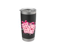 Preppy Six Seven Valentine 6 7 Dados Meme Diseño de coqueta Vaso térmico de acero inoxidable de doble pared