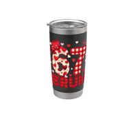 Preppy Six Seven Valentine 6 7 Meme Design 67 Para Niños Niños Vaso térmico de acero inoxidable de doble pared