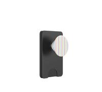 Preppy Striped Summer Rainbow Stripes PopSockets PopWallet para MagSafe