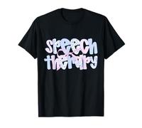 Preppy Terapia del Habla Floral Coqueta Arco SLP Equipo Camiseta