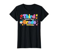 Preppy Third Grade Dream Team Back to School Teachers Kids Camiseta gráfica económica, Mujer, Negro, XS