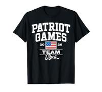 Preppy Universitario de los Patriot Games 2026 Camiseta