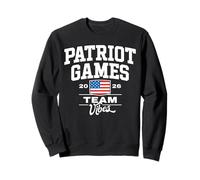 Preppy Universitario de los Patriot Games 2026 Sudadera