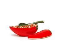 Prepworks by Progressive Salsa Bowl with Spoon Great for Homemade Salsa and Pico De Gallo Dips Party foods Condiments Sauc