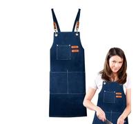 PRERO CHEF - Cocina ajustable con bolsillos grandes para el uso de la cocina | Hombres y mujeres profesionales unisex, chefs de ropa de trabajo duraderos, panaderos, barbacoas, baristas, preparación