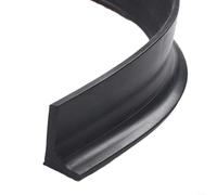 Presa de ducha de silicona de 1 m de longitud para contención de agua del piso del baño e integración de umbral sin costuras (negro)
