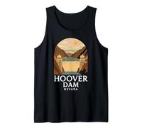 Presa Hoover, Nevada, Arizona, Punto de Referencia del río Colorado Vegas 702 Camiseta sin Mangas