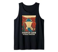 Presa Hoover, Nevada, Arizona, punto de referencia del río Colorado Vegas 702 Camiseta sin Mangas