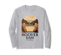 Presa Hoover, Nevada, Arizona, Punto de Referencia del río Colorado Vegas 702 Manga Larga