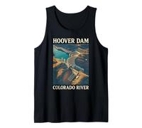 Presa Hoover Nevada Arizona Río Colorado Ingeniería Las Vegas Camiseta sin Mangas