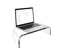 Presador de computadora para monitor - Acrílico Computer Stand Monitor Riser | Soporte de soporte de monitor de escritorio | Soporte de monitor de escritorio | Stand de informática Monitor de escritor